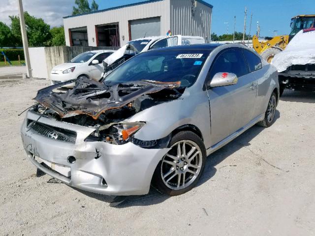 JTKDE177670212593 - 2007 TOYOTA SCION TC ვერცხლისფერი ფოტო 2