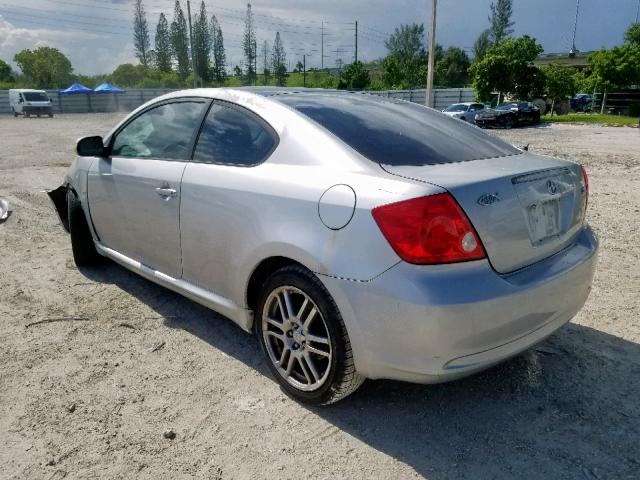 JTKDE177670212593 - 2007 TOYOTA SCION TC ვერცხლისფერი ფოტო 3