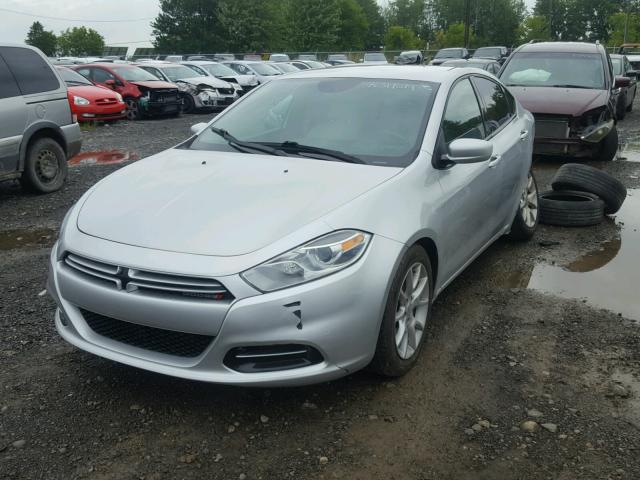 1C3CDFBA6DD205867 - 2013 DODGE DART SXT SILVER photo 2