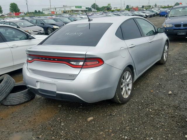 1C3CDFBA6DD205867 - 2013 DODGE DART SXT SILVER photo 4