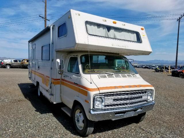 F44CD7V064971 - 1977 WINNEBAGO MOTORHOME CREAM photo 1