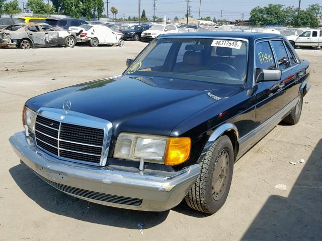 WDBCA39DXHA285201 - 1987 MERCEDES-BENZ 560 SEL BLACK photo 2