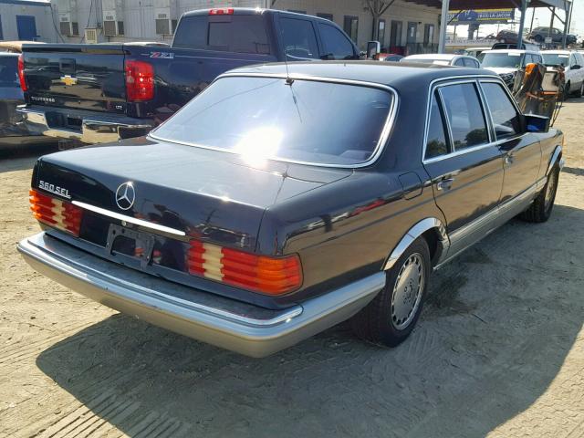 WDBCA39DXHA285201 - 1987 MERCEDES-BENZ 560 SEL BLACK photo 4