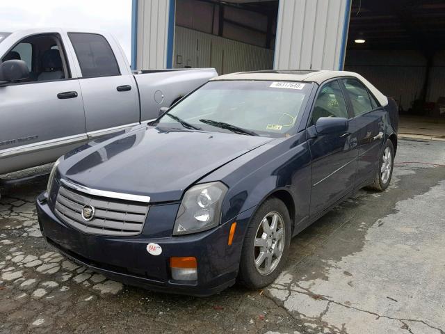 1G6DP567350163993 - 2005 CADILLAC CTS HI FEA BLUE photo 2