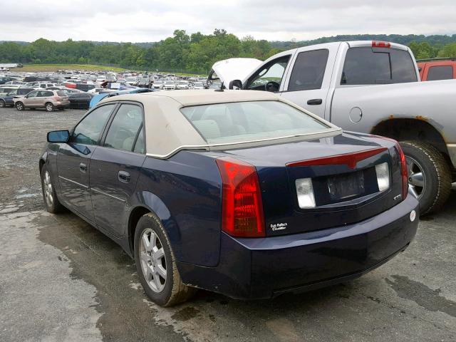 1G6DP567350163993 - 2005 CADILLAC CTS HI FEA BLUE photo 3