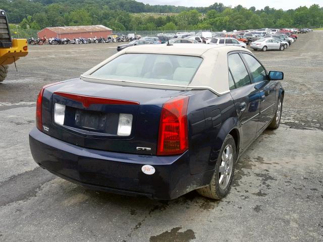 1G6DP567350163993 - 2005 CADILLAC CTS HI FEA BLUE photo 4