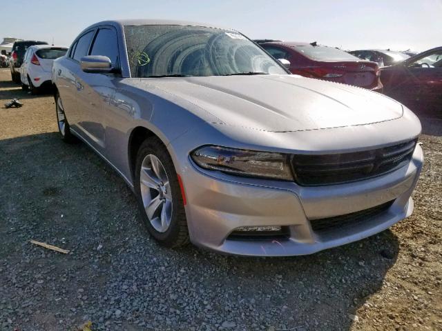 2C3CDXHG6HH524311 - 2017 DODGE CHARGER SX SILVER photo 1