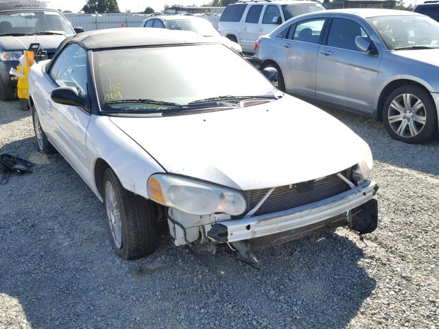 1C3EL55R84N276800 - 2004 CHRYSLER SEBRING LX WHITE photo 1