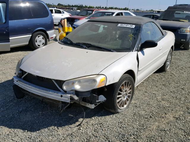 1C3EL55R84N276800 - 2004 CHRYSLER SEBRING LX WHITE photo 2