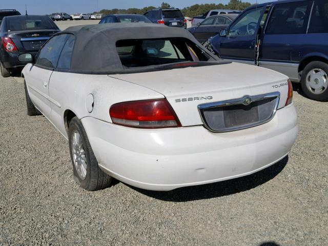 1C3EL55R84N276800 - 2004 CHRYSLER SEBRING LX WHITE photo 3