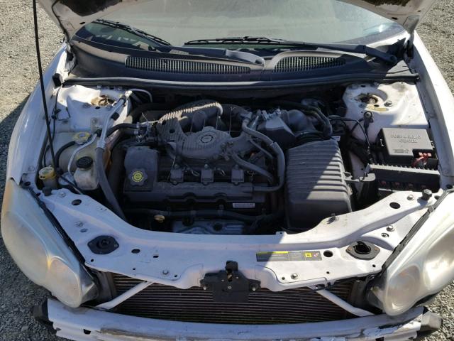 1C3EL55R84N276800 - 2004 CHRYSLER SEBRING LX WHITE photo 7