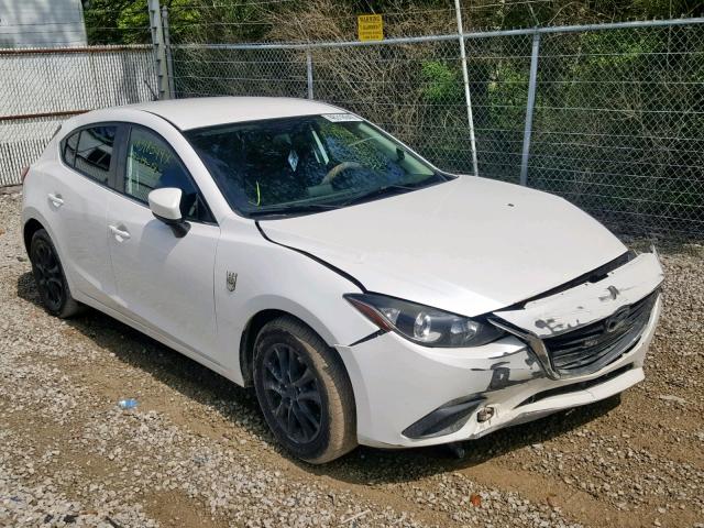 JM1BM1L77E1100478 - 2014 MAZDA 3 TOURING WHITE photo 1