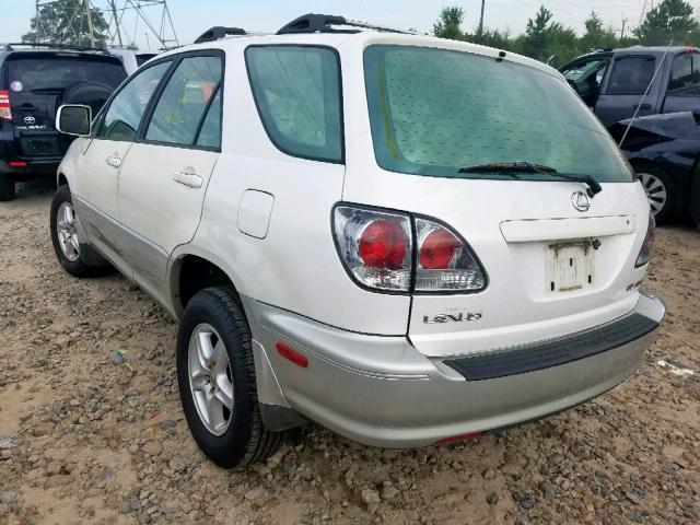 JTJGF10U810092575 - 2001 LEXUS RX 300 WHITE photo 3