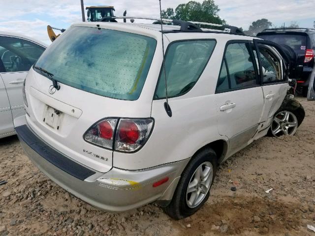 JTJGF10U810092575 - 2001 LEXUS RX 300 WHITE photo 4