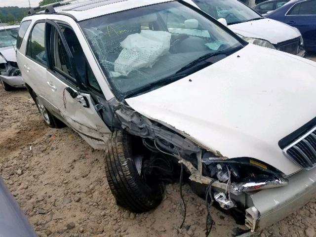 JTJGF10U810092575 - 2001 LEXUS RX 300 WHITE photo 9