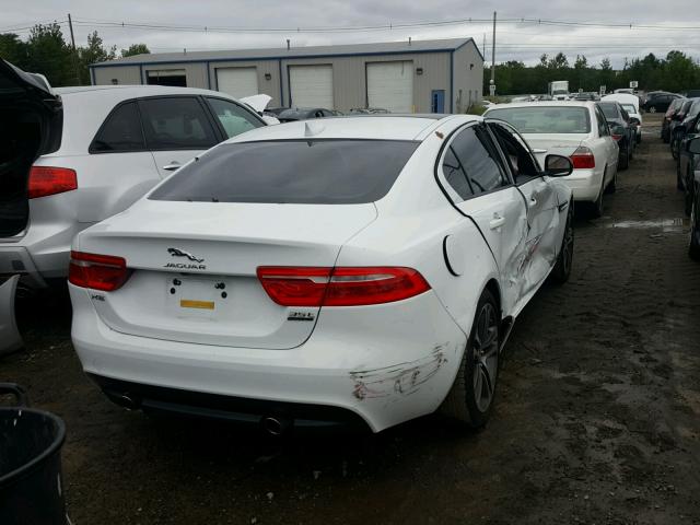 SAJAJ4BVXHA971466 - 2017 JAGUAR XE PREMIUM WHITE photo 4