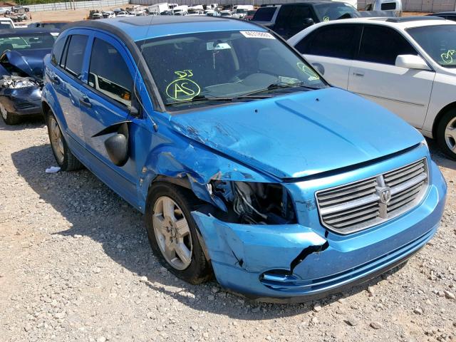 1B3HB48B78D652906 - 2008 DODGE CALIBER SX BLUE photo 1