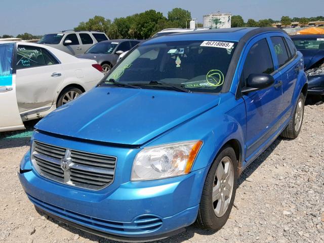 1B3HB48B78D652906 - 2008 DODGE CALIBER SX BLUE photo 2