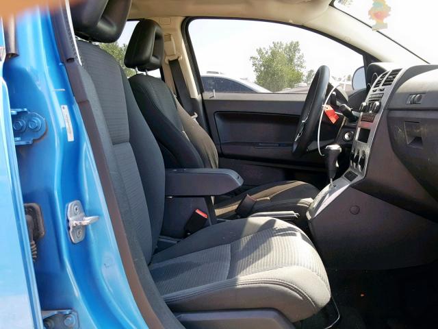 1B3HB48B78D652906 - 2008 DODGE CALIBER SX BLUE photo 5