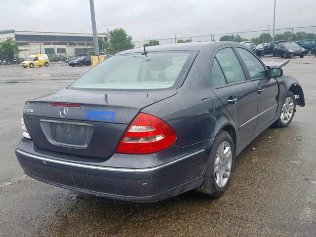 WDBUF65J93A289882 - 2003 MERCEDES-BENZ E 320 GRAY photo 4