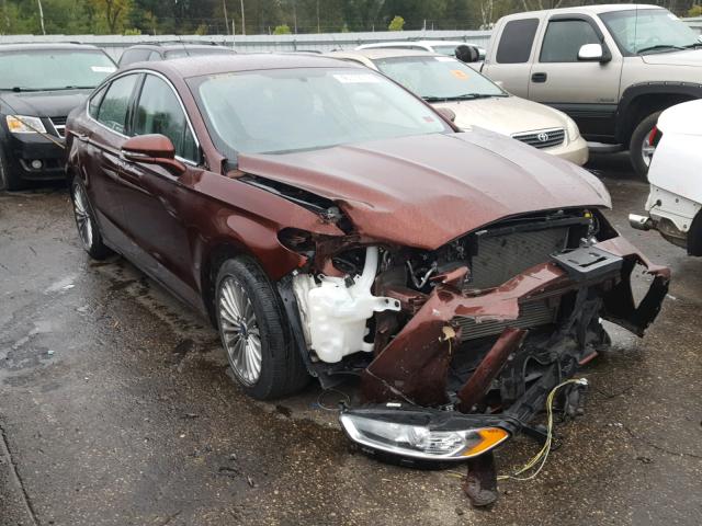 3FA6P0K97FR114402 - 2015 FORD FUSION TIT BROWN photo 1