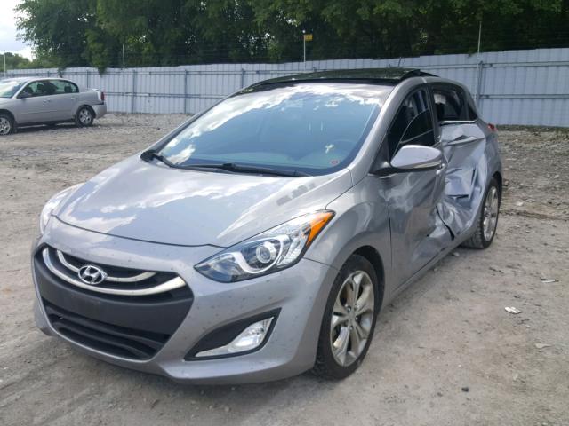 KMHD35LE3DU095645 - 2013 HYUNDAI ELANTRA GT GRAY photo 2