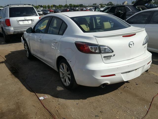 JM1BL1S55A1281500 - 2010 MAZDA 3 S WHITE photo 3