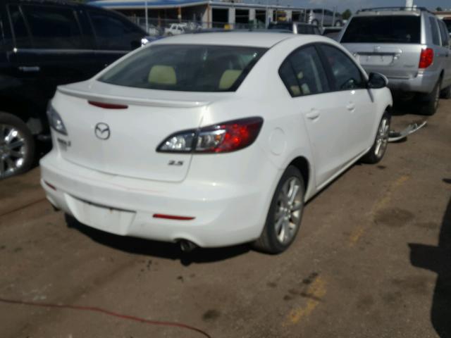 JM1BL1S55A1281500 - 2010 MAZDA 3 S WHITE photo 4