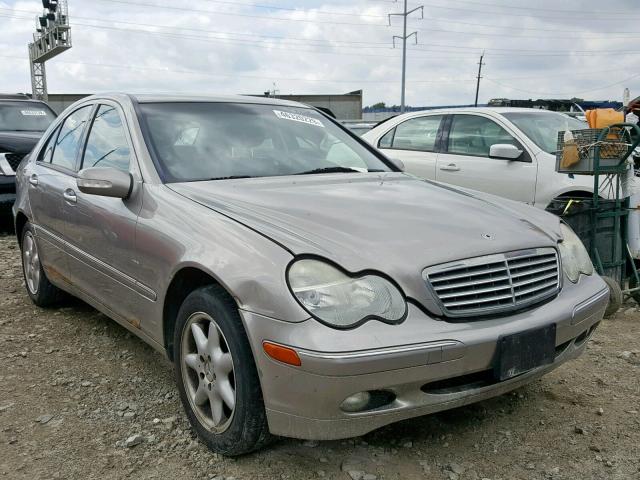 WDBRF61J03F321312 - 2003 MERCEDES-BENZ C 240 GRAY photo 1