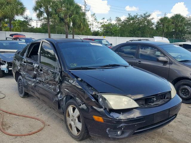 1FAHP34N86W243475 - 2006 FORD FOCUS ZX4 BLACK photo 1