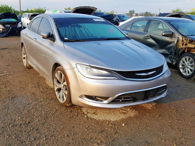 1C3CCCEG5FN525292 - 2015 CHRYSLER 200 C SILVER photo 1