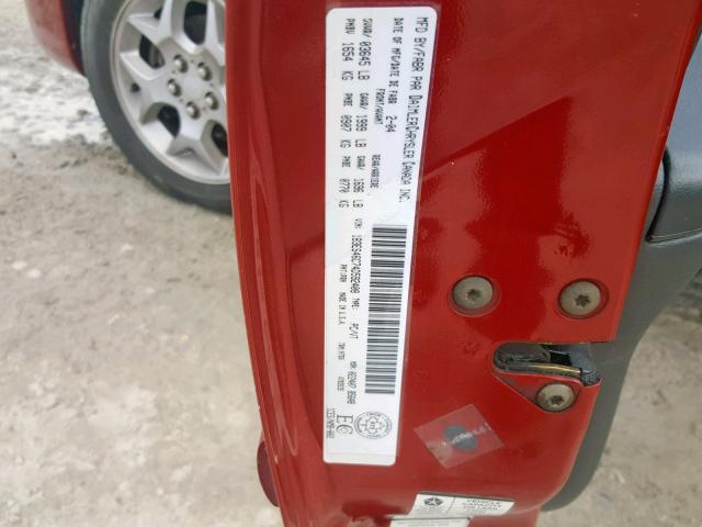 1B3ES46C74D592408 - 2004 DODGE NEON SX 2. RED photo 10