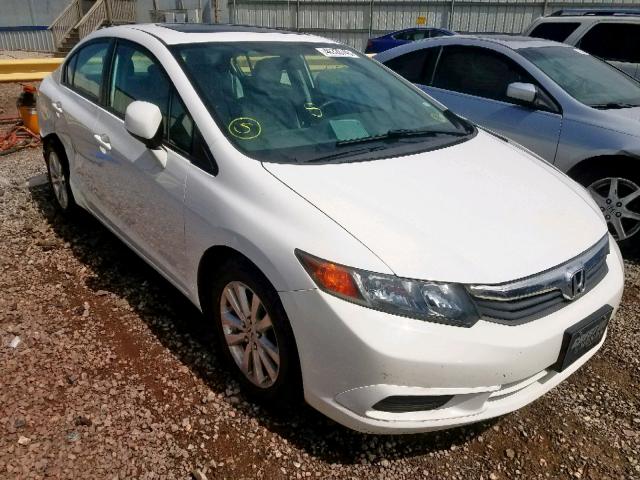 19XFB2F97CE015855 - 2012 HONDA CIVIC EXL 白色 照片 1