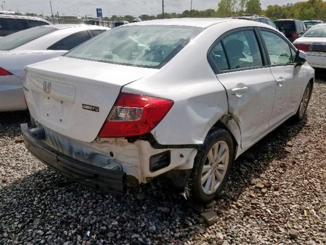 19XFB2F97CE015855 - 2012 HONDA CIVIC EXL 白色 照片 4