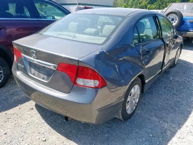 2HGFA1F32AH311362 - 2010 HONDA CIVIC VP GRAY photo 4