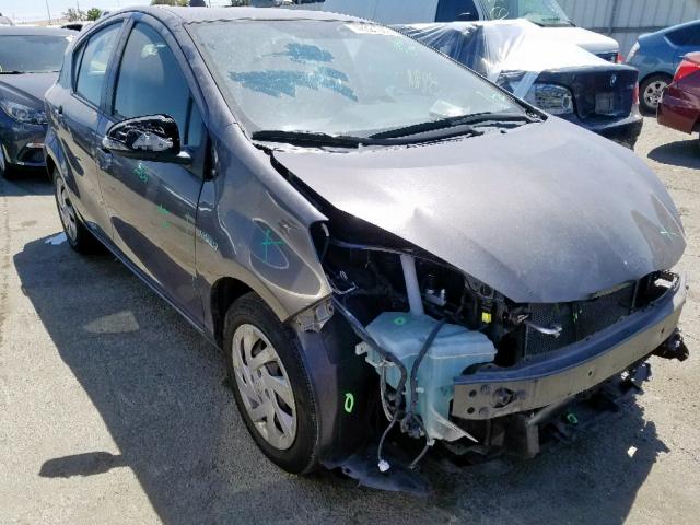 JTDKDTB31F1583042 - 2015 TOYOTA PRIUS C GRAY photo 1