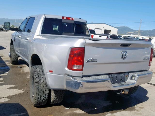 3D73Y4HL6AG142609 - 2010 DODGE RAM 3500 SILVER photo 3