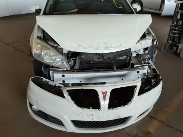 1G2ZK57N894247003 - 2009 PONTIAC G6 GT WHITE photo 9