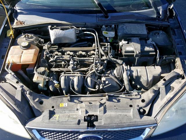 1FAFP34N27W226695 - 2007 FORD FOCUS ZX4 BLACK photo 7