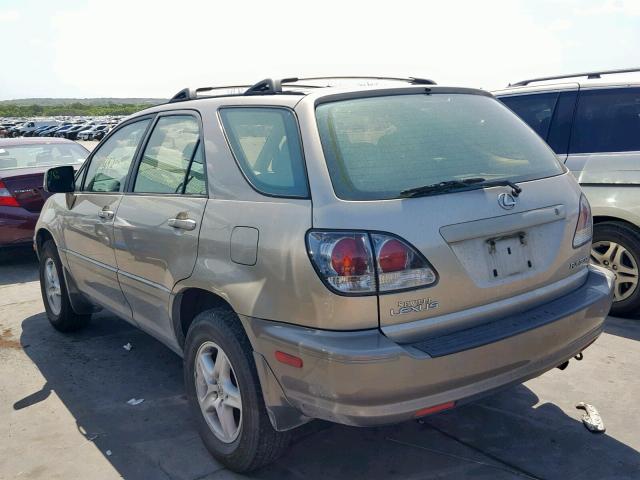 JTJHF10U210183958 - 2001 LEXUS RX GOLD photo 3