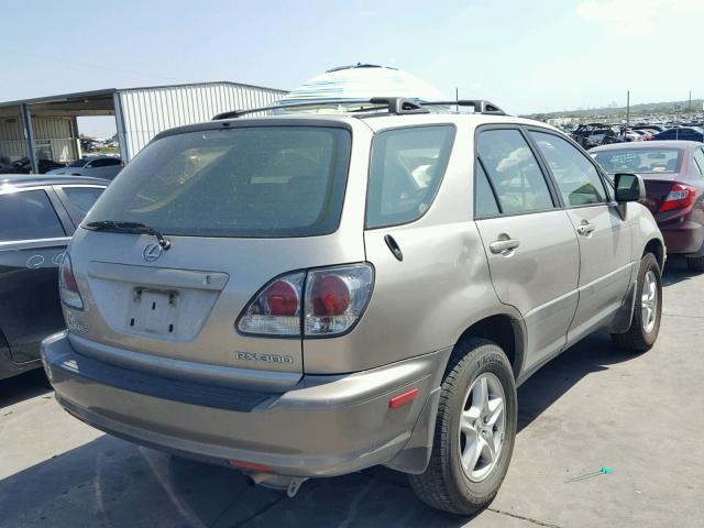 JTJHF10U210183958 - 2001 LEXUS RX GOLD photo 4