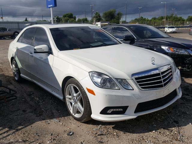 WDDHF5GB5BA506223 - 2011 MERCEDES-BENZ E 350 WHITE photo 1