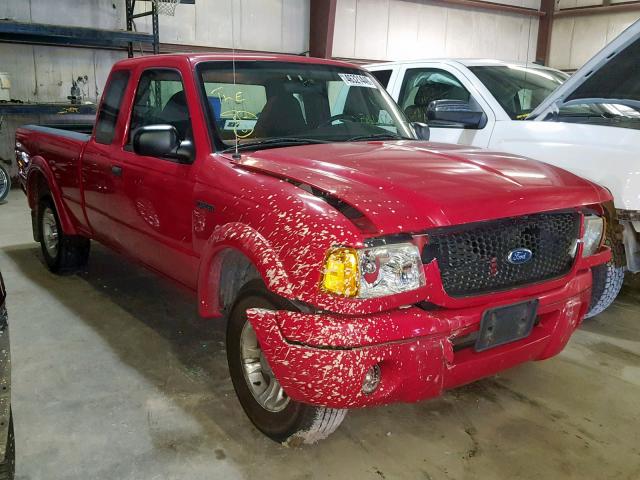 1FTYR44V73PB32643 - 2003 FORD RANGER SUP RED photo 1