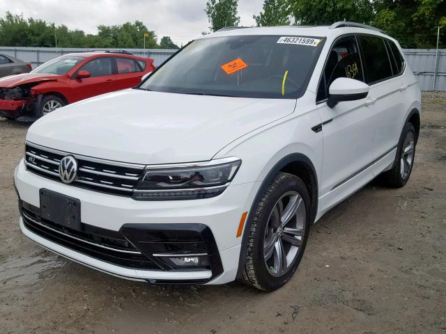 3VV4B7AX7JM202687 - 2018 VOLKSWAGEN TIGUAN SEL WHITE photo 2