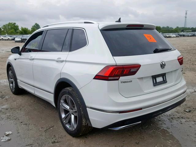 3VV4B7AX7JM202687 - 2018 VOLKSWAGEN TIGUAN SEL WHITE photo 3