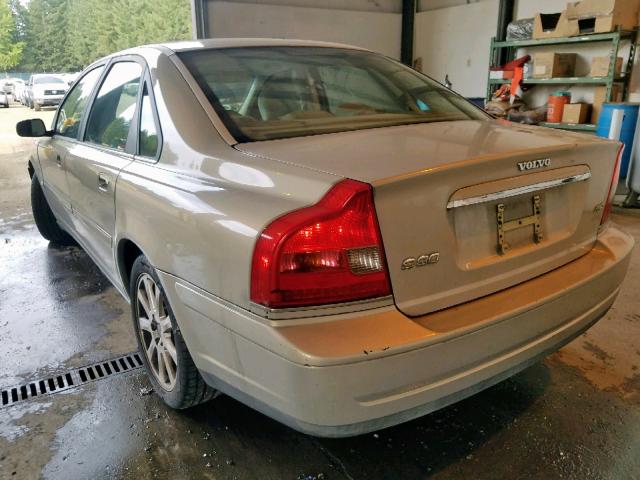 YV1TH59HX41361046 - 2004 VOLVO S80 2.5T SILVER photo 3