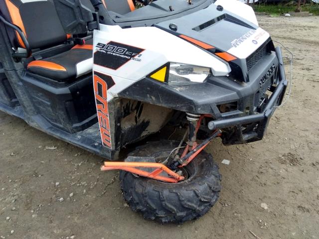 3NSRUZ874FG492147 - 2015 POLARIS RANGER CRE WHITE photo 9