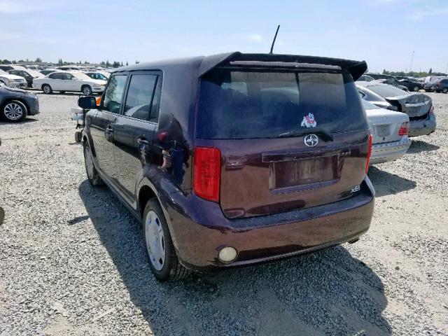 JTLKE50E491069952 - 2009 TOYOTA SCION XB 紫色 照片 3