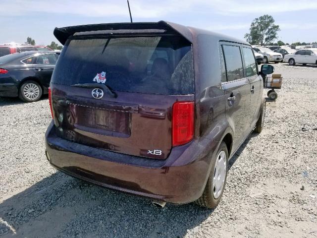 JTLKE50E491069952 - 2009 TOYOTA SCION XB 紫色 照片 4