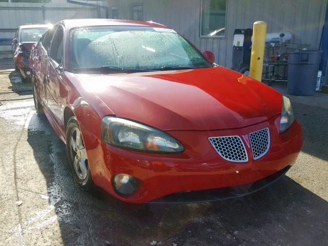 2G2WP552281172774 - 2008 PONTIAC GRAND PRIX RED photo 1